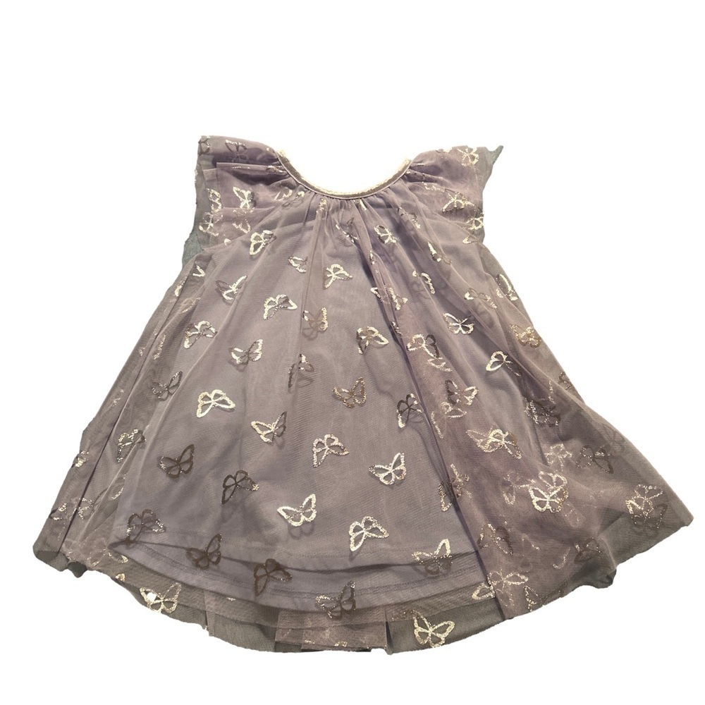Joe Fresh Purple Butterfly Dress Size 18-24 Months